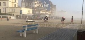 illustration Violentes rafales de vent, tornade de sable... un mort et plusieurs blessés dans le Calvados