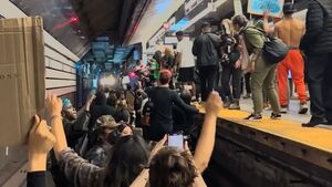 illustration VIDÉO. New York : des manifestants envahissent les voies du métro, cinq jours après la mort de Jordan Neely