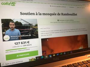 illustration Après l’incendie de la mosquée de Rambouillet, plus de 130000 euros récoltés en quelques heures