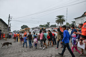 illustration Au Guatemala, le volcan Fuego entre en éruption, plus d’un millier d’habitants évacués