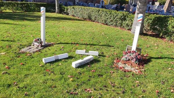 illustration Près de Nantes. Quatre adolescentes interpellées après les dégradations dans le cimetière militaire