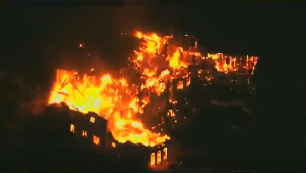 illustration États-Unis. Au moins 20 villas de luxe détruites par un violent incendie en Californie
