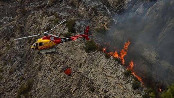 illustration Canicule. D’importants feux de forêts en cours en Espagne