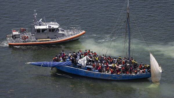 illustration Au moins dix-sept migrants meurent après le chavirement d’une embarcation au large des Bahamas