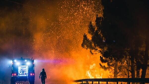illustration Espagne. Les incendies se poursuivent en Galice, au moins 3 000 hectares brûlés
