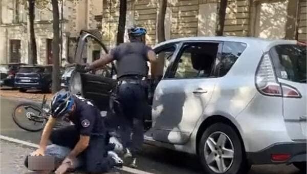 illustration VIDEO. Une interpellation musclée après un refus d’obtempérer à Angers