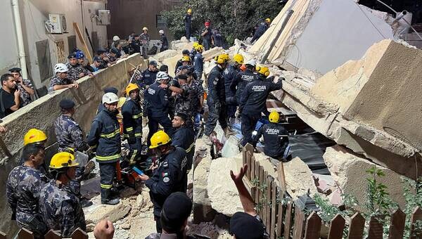 illustration Jordanie. Cinq morts et 14 blessés dans l’effondrement d’un immeuble à Amman