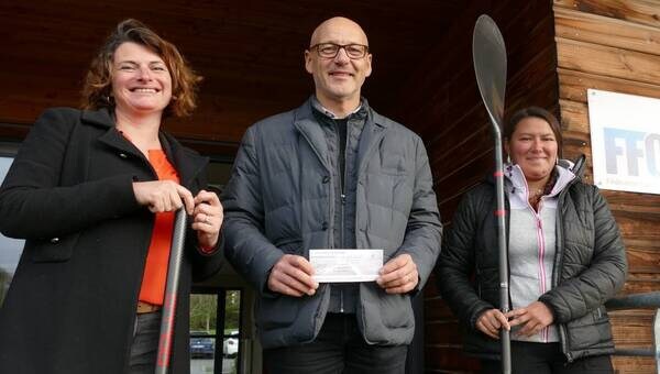 illustration Après l’incendie, les commerçants de Cesson-Sévigné offrent 500 € au club de canoë-kayak