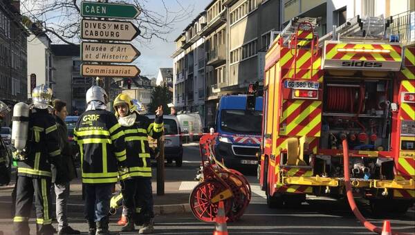 illustration EN IMAGES. Fuite de gaz à Lisieux : le centre-ville évacué pendant deux heures