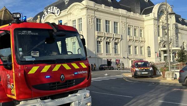 illustration Trouville-sur-Mer. Départ d’incendie dans le sous-sol du casino : 19 pompiers mobilisés