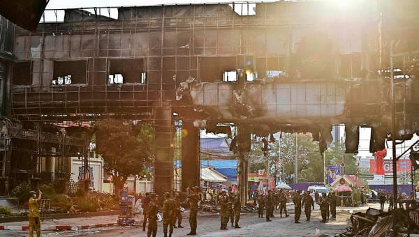 illustration Cambodge. L’incendie meurtrier d’un hôtel provoqué par un court-circuit électrique