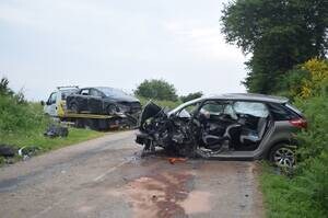 illustration Finistère. Deux blessés dans une collision entre deux voitures à Scrignac