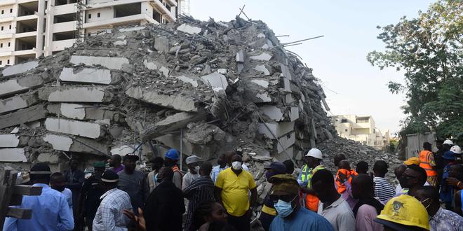 illustration Nigeria : huit morts dans l’effondrement d’un immeuble à Lagos