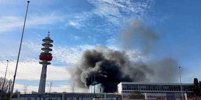 illustration Vidéo. Un immeuble de 10 étages en flammes à Marseille