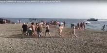 illustration Vidéo. En Espagne, des baigneurs arrêtent deux narcotrafiquants sur la plage
